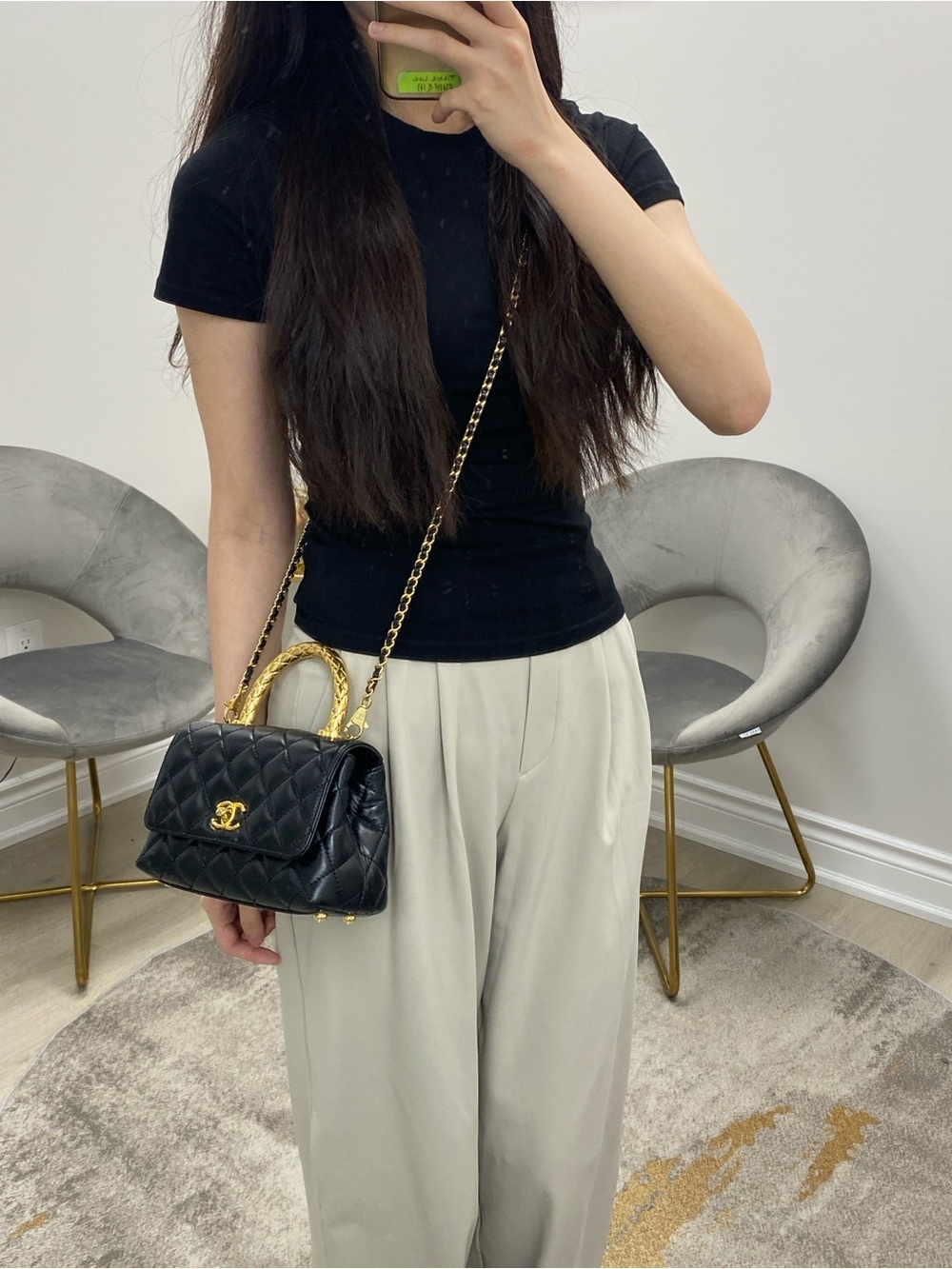 Chanel Mini Coco Handle - Picture 7 of 8